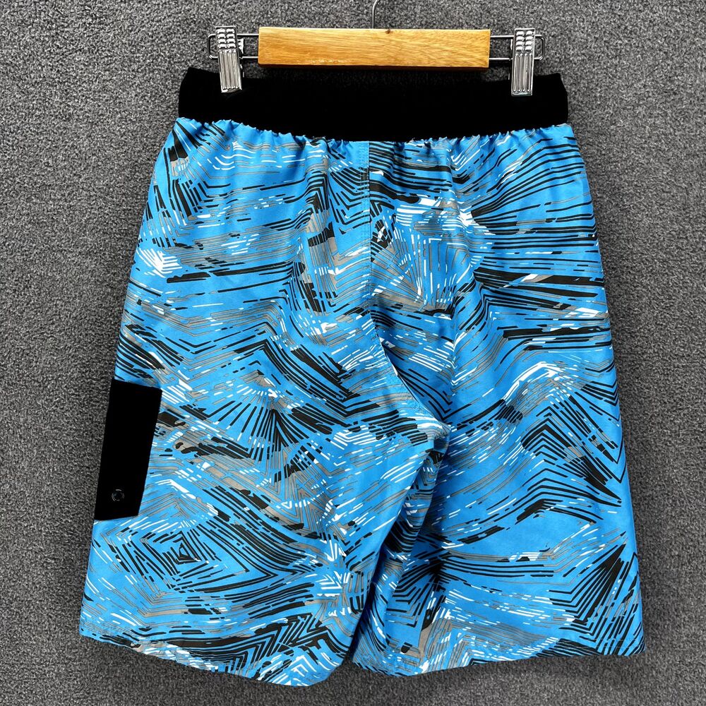 Adidas Board‎ Shorts Boys Medium Blue Black Swim Trunks beach surf - Picture 2 of 13
